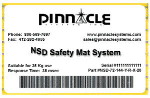 NSD Mat Label