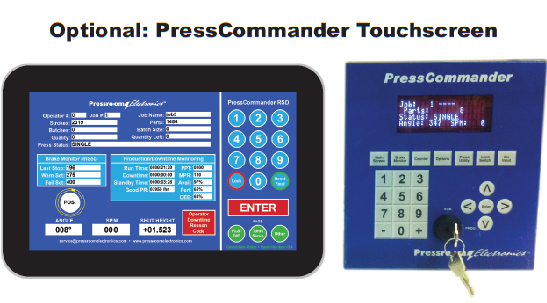 PressCommander Touchscreen